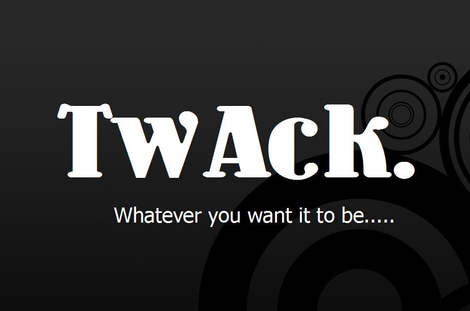 Twack in Logo